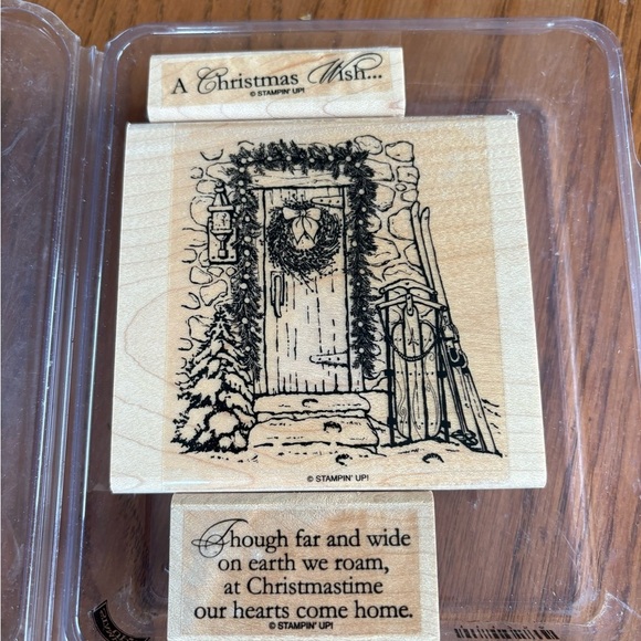 Stampin' Up! Other - Stampin' Up! Home for Christmas Stamp Set of 3